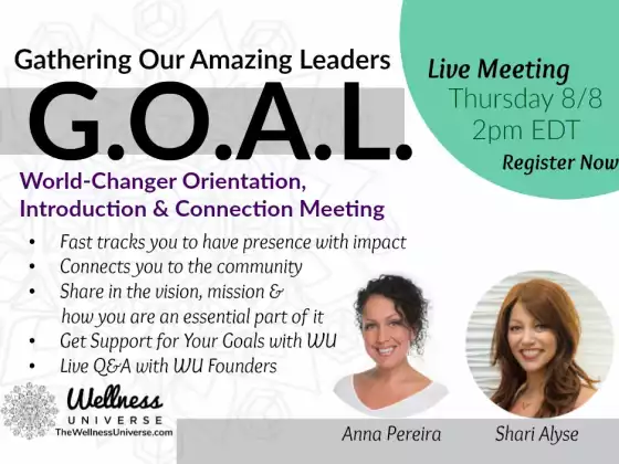 G.O.A.L. Meeting / Meet the Founders 8/8/19